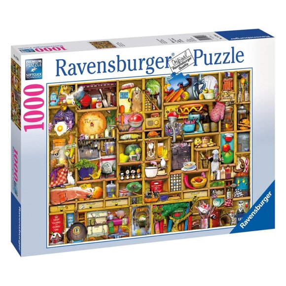 Ravensburger 1000pc. Puzzle - The Kitchen Cupboard, Colin Thompson - NEW, Sealed - Picture 1 of 7